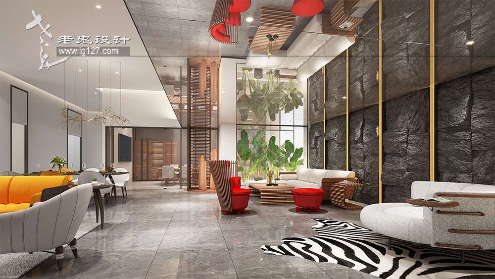 金棕櫚家具展廳設計